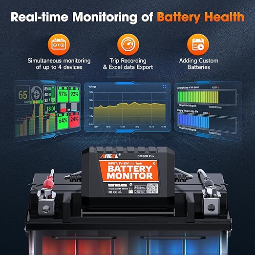 ANCEL BM Series 24V 12V 6V Battery Monitor - Image 7