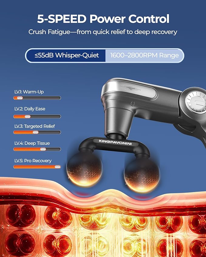 KingPavonini Foldable Massage Gun - Image 5