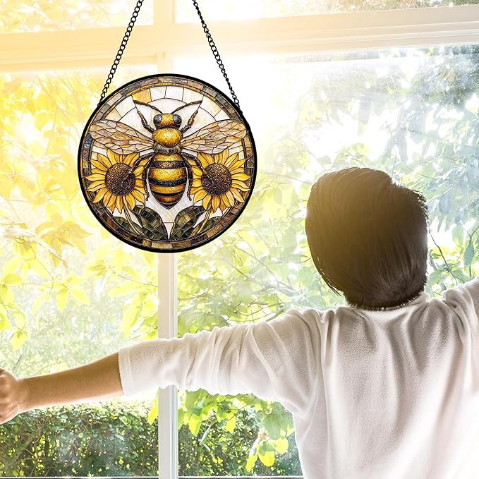 DASTOLL Stained Glass Window Hanging - Image 4