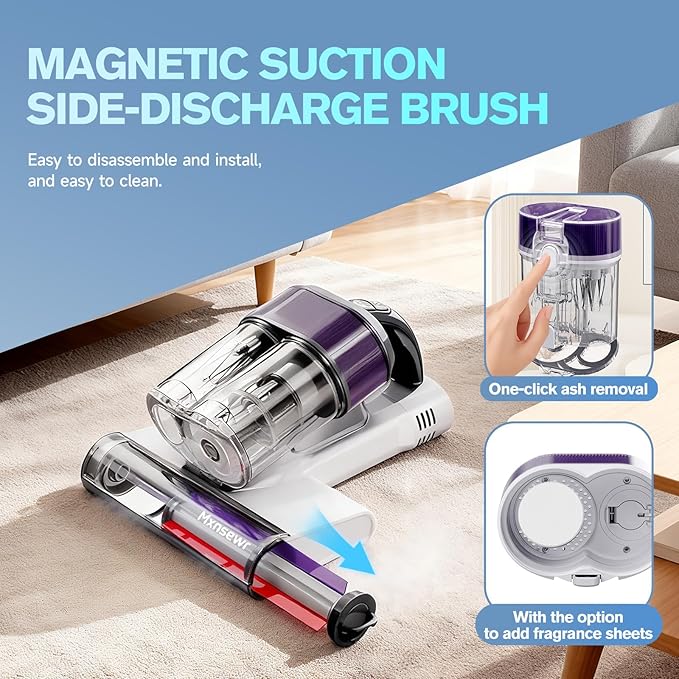 Mxnsewr Mattress Vacuum Cleaner, Ultrasonic Bed Vacuum Cleaner - Image 3