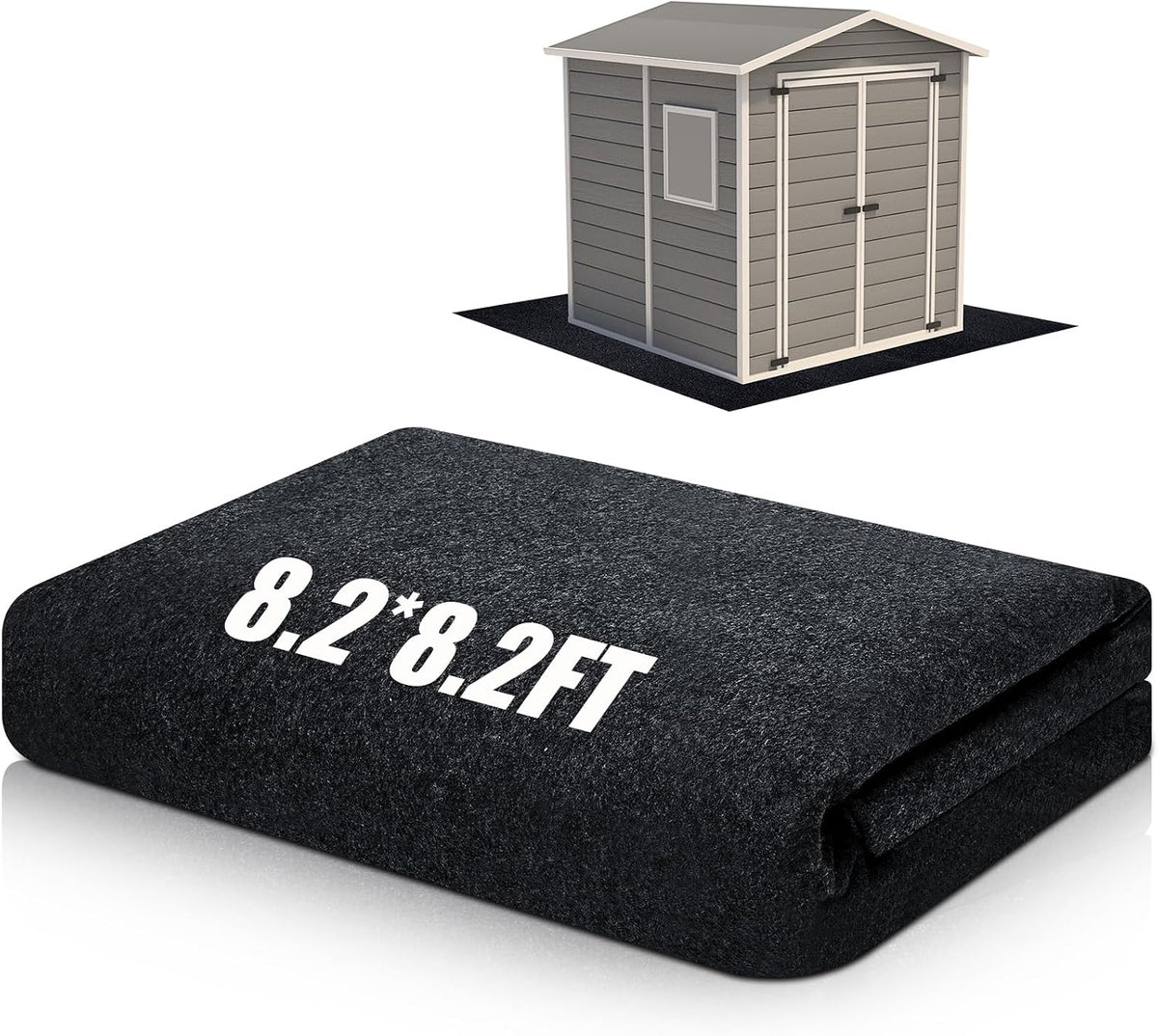 shed floor mat 8.2 x 8.2 ft, pe, main product view