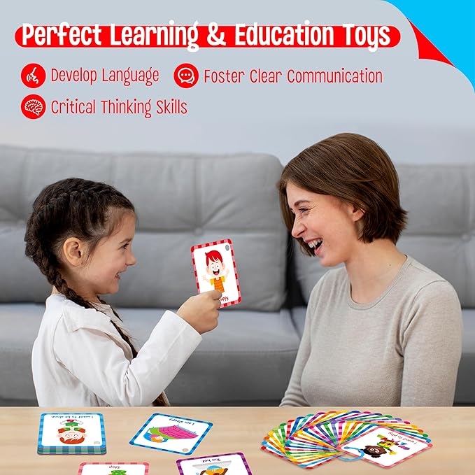 Special Needs Communication Cards, 40 Double-Sided Cards 80 Basic Special Needs - Image 7