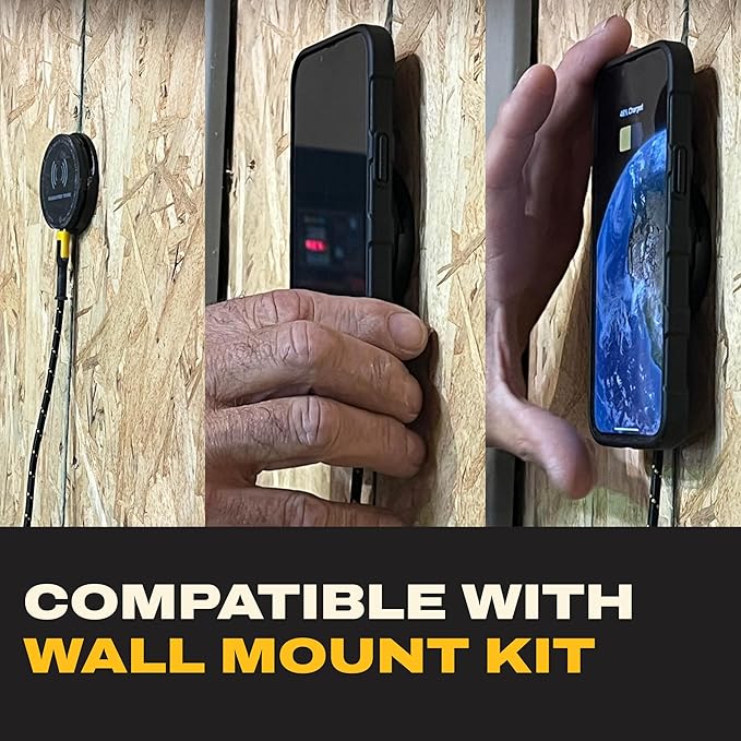 DEWALT Magnetic Phone Holder for Car Kit, Heavy Duty Wireless Charger, Vent - Image 9
