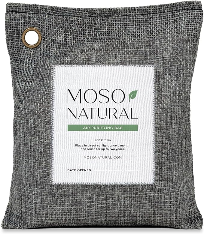 Moso Natural Air Purifying Bag 200g | HGTV Editor's Pick | Premium Bamboo by MosoNatural