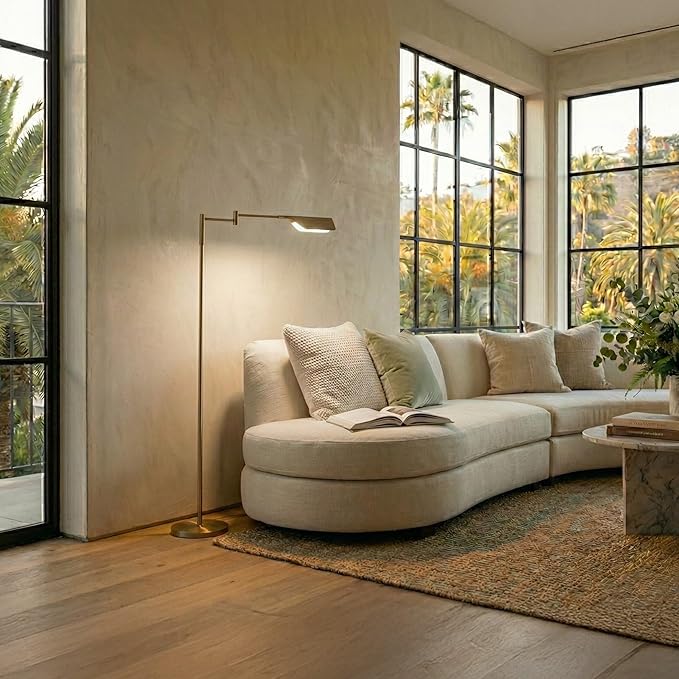 Brightech Leaf Pharmacy LED Reading Lamp, Dimmable Floor Lamp - Image 5