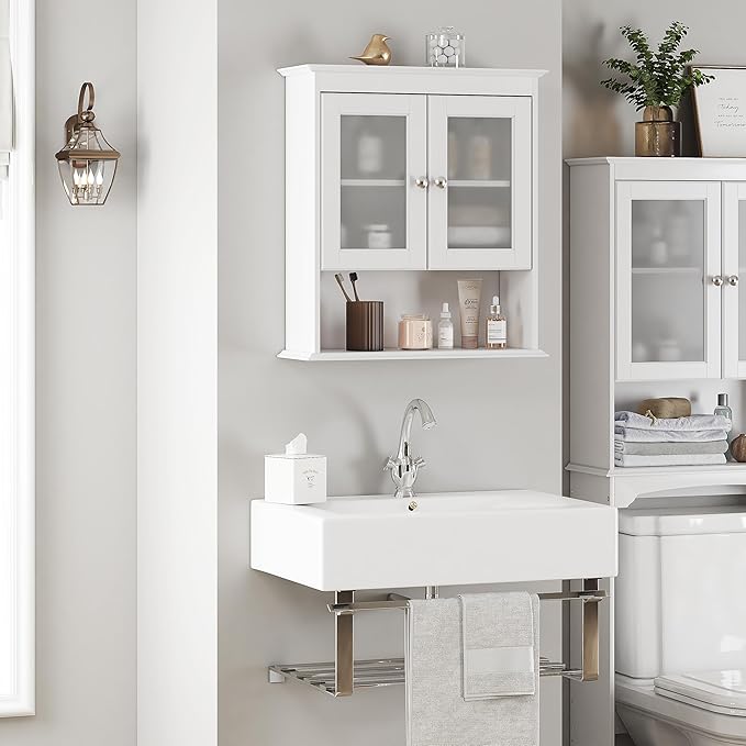 Spirich Bathroom Cabinet Wall Mounted, Medicine Cabinet Organizer - Image 7