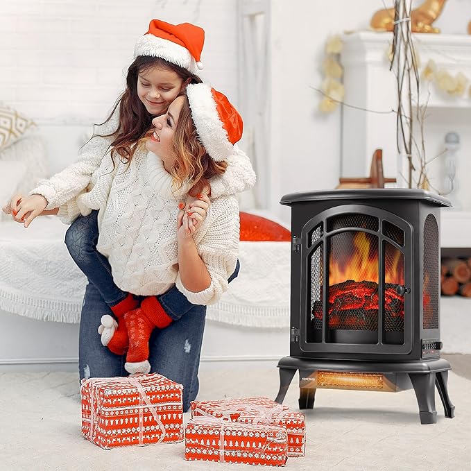 24" Electric Fireplace Heater Stove - Image 8