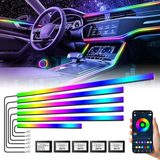 Dreamcolor Acrylic Interior Car Lights, AMKI Car LED Strip Light by AMKI