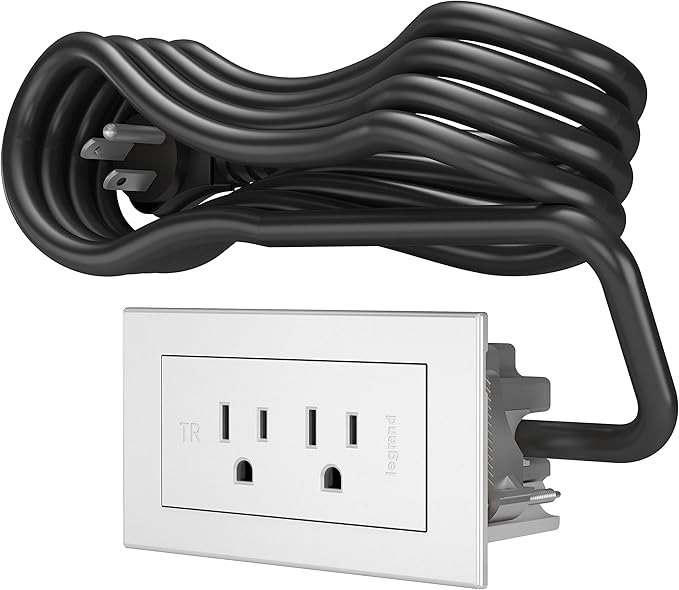 Legrand Wiremold RD2WH radiant Furniture Power Center, Recessed Power Strip by Legrand-Wiremold