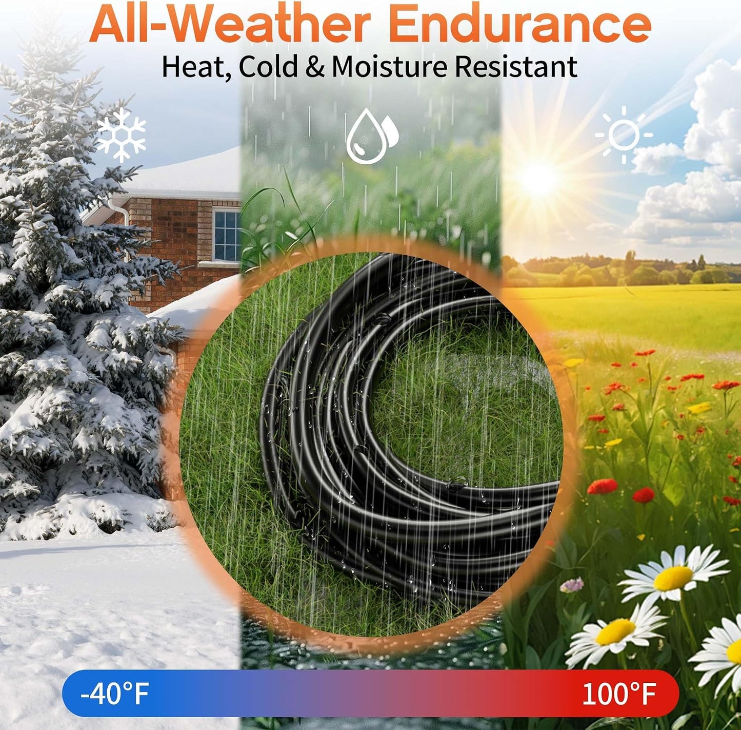 25FT 4 Prong Dryer Extension Cord, 30 AMP 10/4 Gauge, Black | NEMA 14-30P to 14-30R, Pure Copper 4-Wire, Dryer Extension Cord 4 Prong, Waterproof STW Jacket, ETL Listed, Heavy Duty
