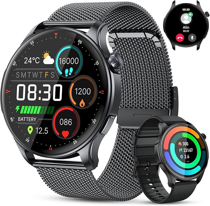 Smart Watch for Men Women Fitness: Make Answer Call Running Digital Mens by Unknown