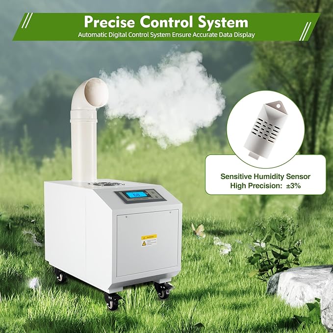Humidifier Large Room, 10L 6.6Lbs/H Industrial Ultrasonic Mist Maker - Image 4