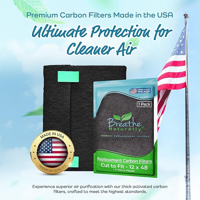 Breathe Naturally Universal Cut To Fit Activated Carbon Air Filter - Image 2