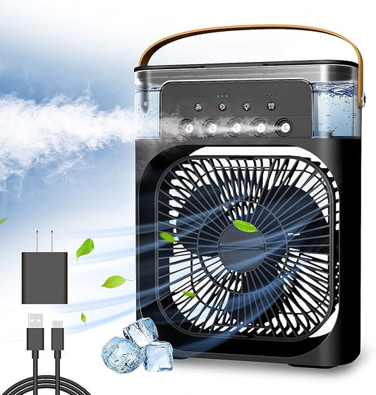 NTMY Personal Air Cooler, Portable Air Conditioner Fan, Mini Evaporative Cooler by KMEDailyTrade