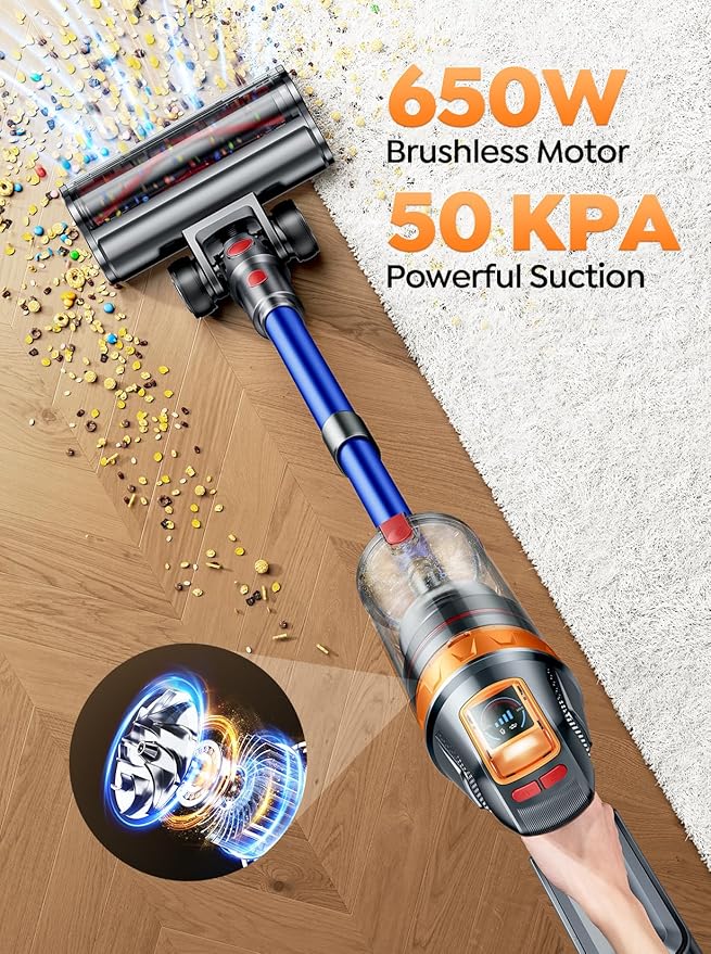 Cordless Vacuum Cleaner, 650W - Image 3