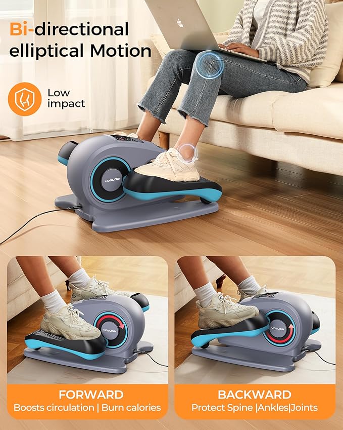 YOSUDA Under Desk Elliptical Electric, Elliptical Machine - Image 4