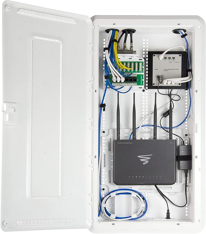 Legrand - On-Q 30 Inch Media Enclosure, WiFi Electrical Box, Cable Management - Image 5