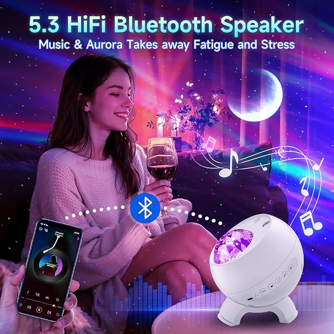 Galaxy Projector Northern Lights Projector, 180 Lighting Modes Galaxy Light - Image 4
