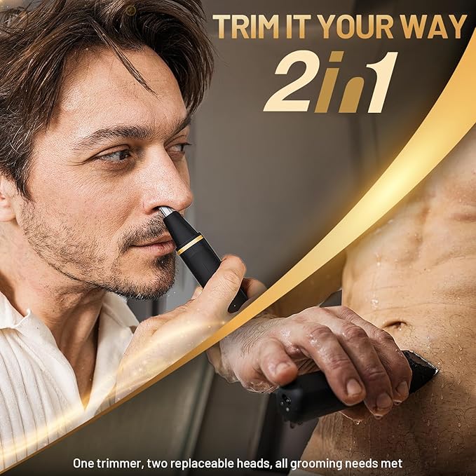 Electric Body Trimmer for Men, IPX7 Waterproof Groin and Pubic Hair Shaver - Image 6