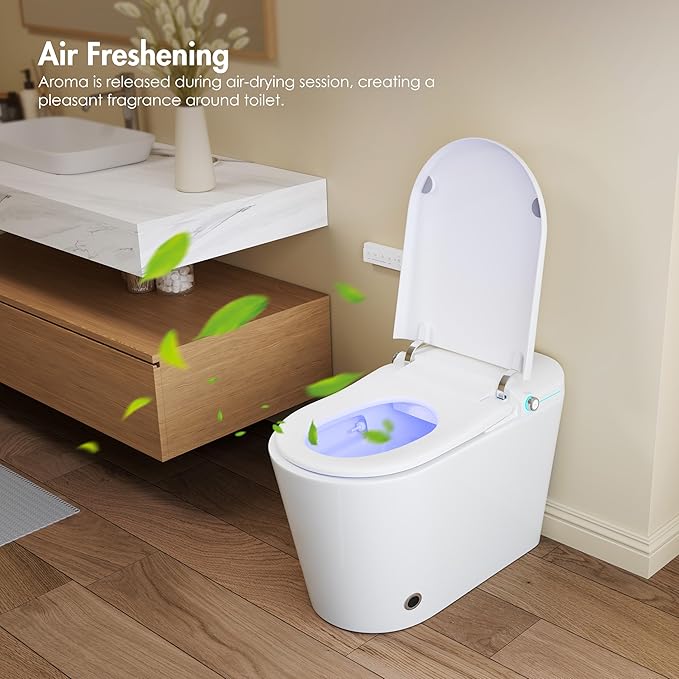 Eridanus Smart Toilet with Bidet Built in, One Piece Bidet Toilet - Image 10