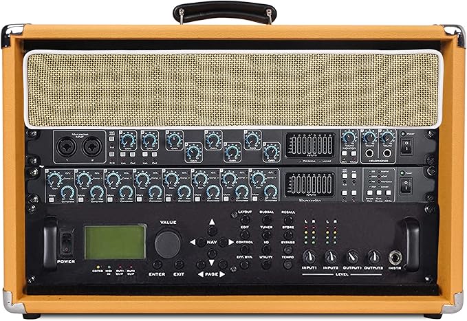 Sound Town Vintage 6U Amp Rack Case, 12.5" Depth - Image 3