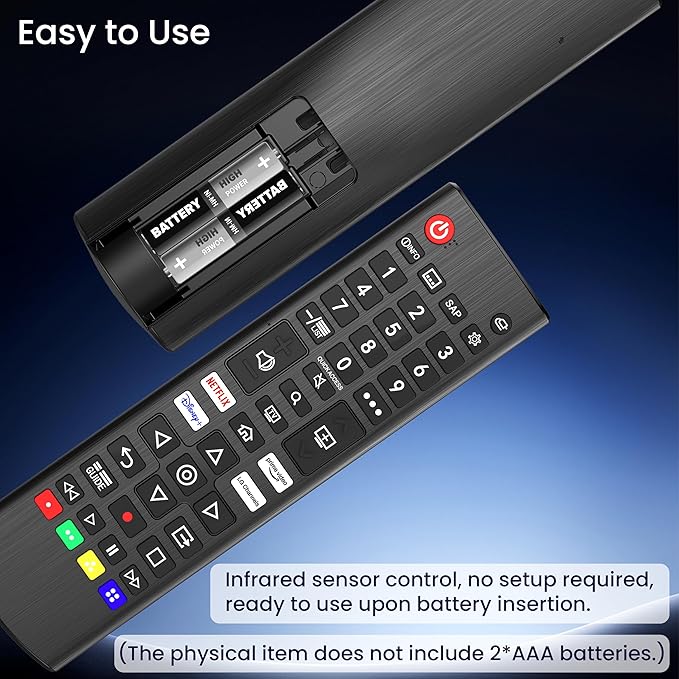 Universal Remote Control for LG Smart TV, Replacement Remove for LG Original - Image 3