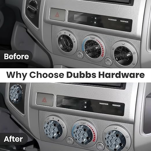 4 Pack - 2nd Gen Tacoma Accessories AC Knob Upgrade - 2005, 2015 Tacoma Climate - Image 6