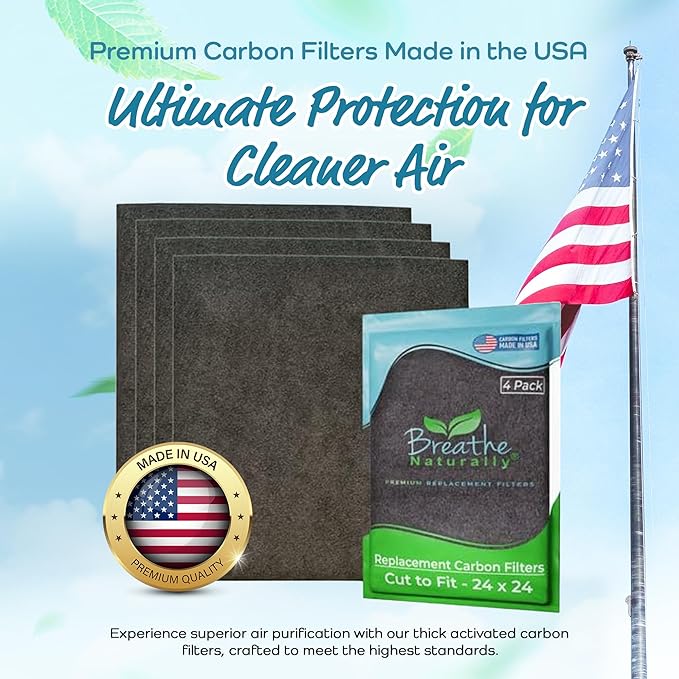 Breathe Naturally Universal Cut To Fit Carbon Activated Air Filter - Image 2