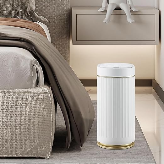 Bathroom Trash Can with Lid Automatic 2 Gallon Motion Sensor Garbage Bin - Image 7