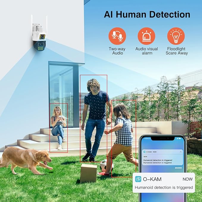VSTARCAM 2K Outdoor Dual-Camera Security, IP66 Protection & Cloud Recording - Image 3