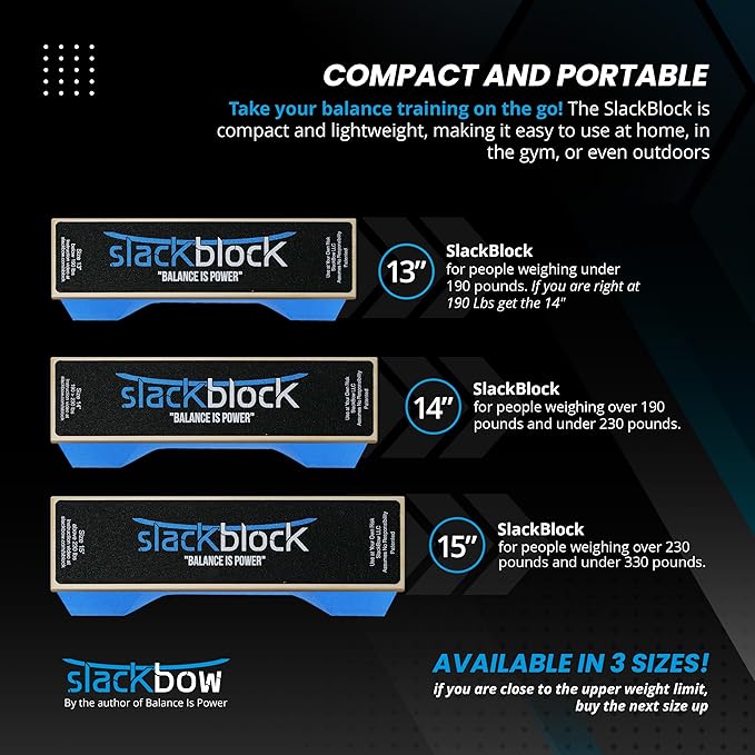 SlackBow SlackBlock Athletic Balance Trainer – Improve Balance, and Athletic - Image 3