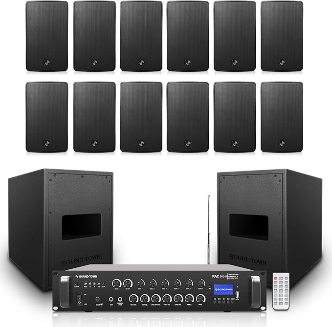 Sound Town Commercial Restaurant Audio Set by SOUNDTOWN