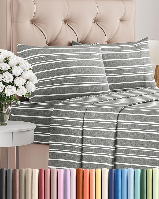 Queen Size 4 Piece Sheet Set by CGKUnlimited