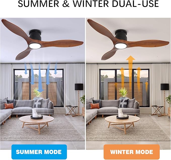 revoici 52Inch Wood Ceiling Fans - Image 4