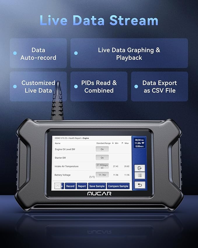 MUCAR CS90 OBD2 Scanner Diagnostic Tool - Image 6
