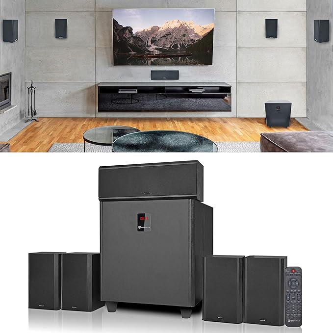 Rockville HTS820 1500W 5.1 Channel Home Theater System by Rockville