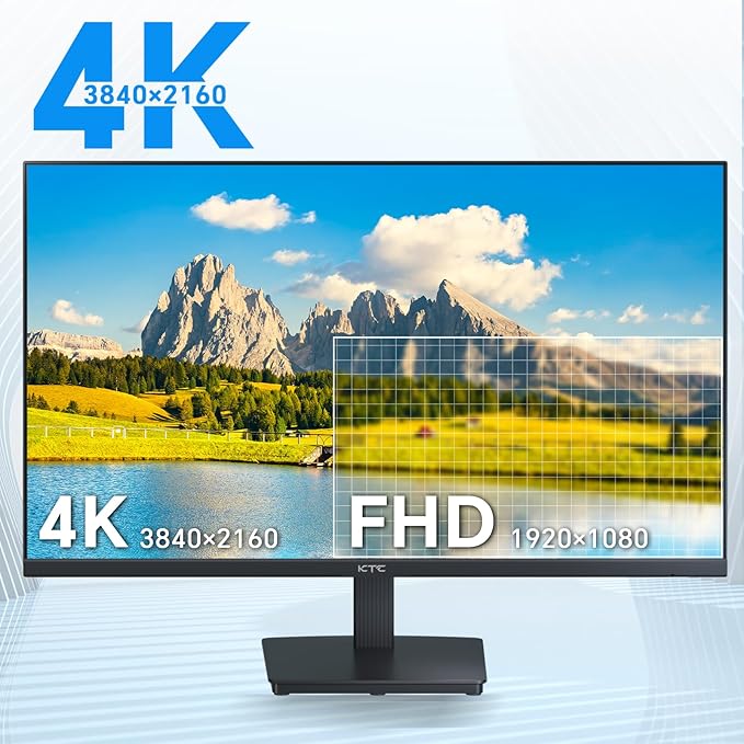 KTC 27 Inch 4K UHD Computer Monitor, IPS 3840×2160 Monitor - Image 2