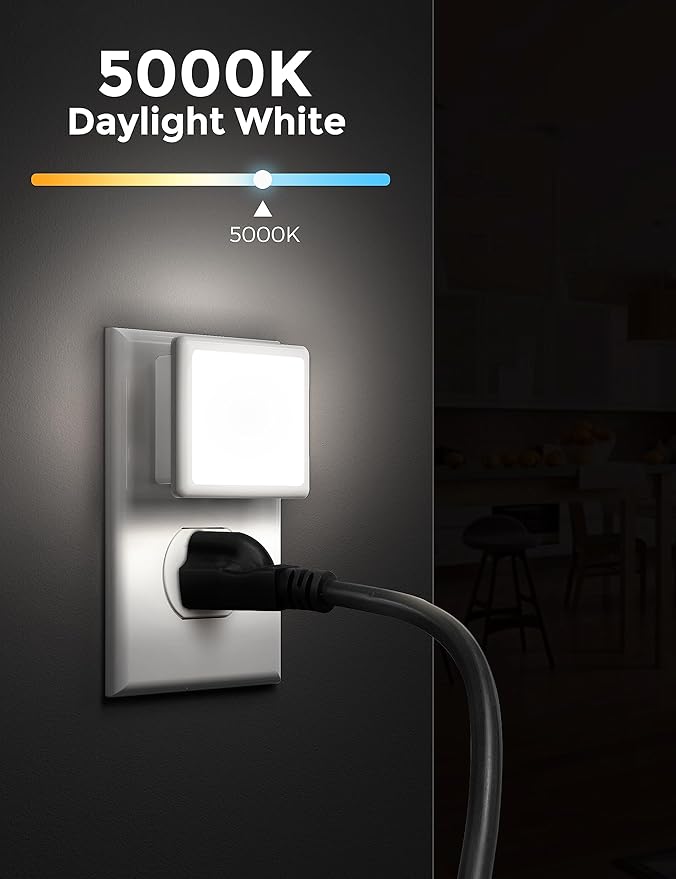 L LOHAS LED Night Lights Plug into Wall, Plug in Night Light, Dusk-to-Dawn - Image 2