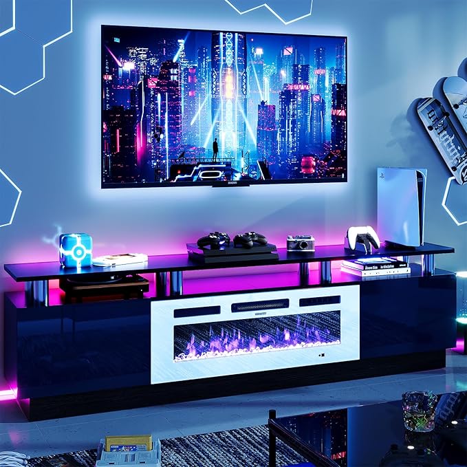 oneinmil Fireplace TV Stand by oneinmil