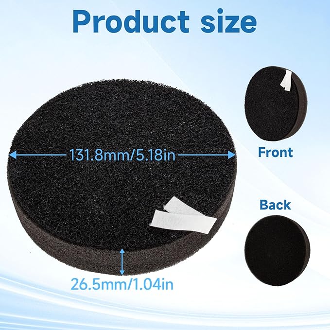 3 Pack Replacement Vacuum Cleaner Filter Compatible - Image 2