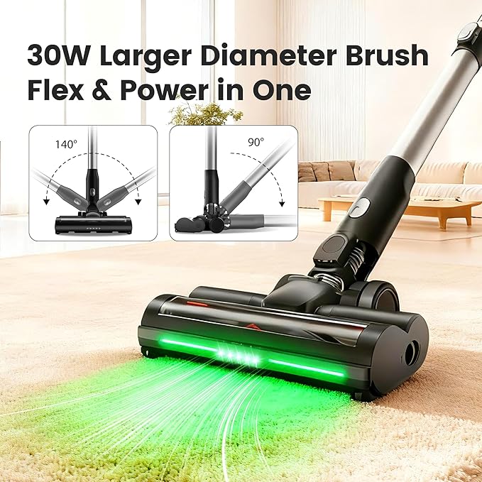 soges Auto-Empty & Self-Charging Cordless Stick Vacuum Cleaner - Image 8