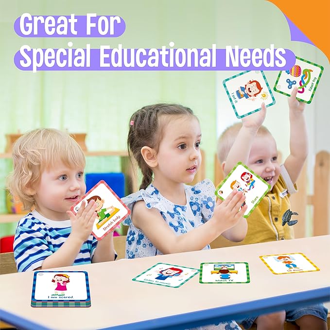 Special Needs Communication Cards, 40 Double-Sided Cards 80 Basic Special Needs - Image 6