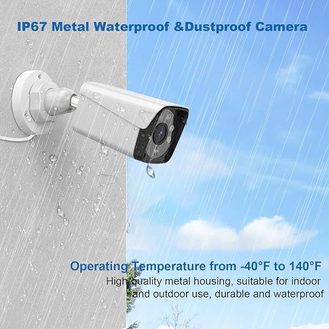 H.265+ Wired Security Camera DVR Kit System - Image 4