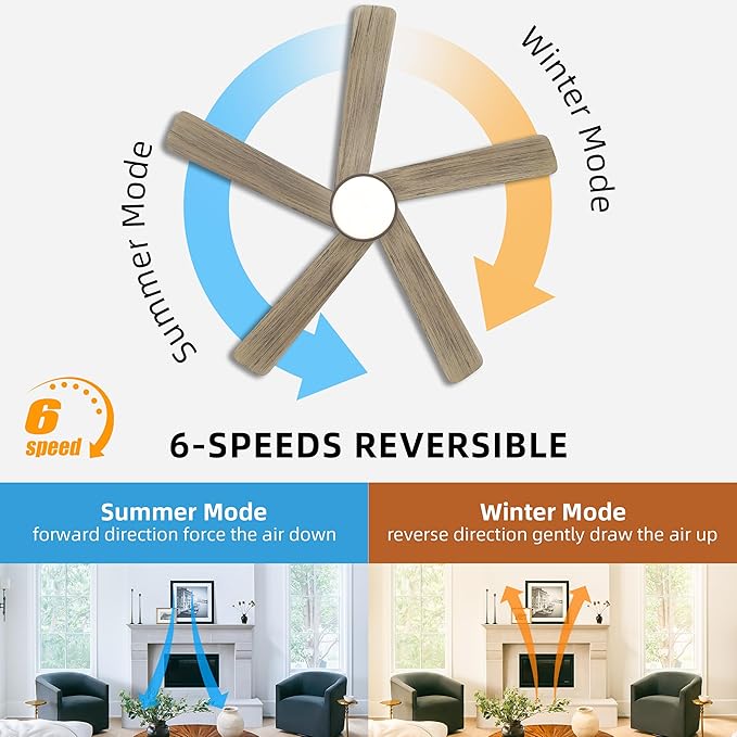 WINGBO 48 Inch DC Ceiling Fan - Image 3