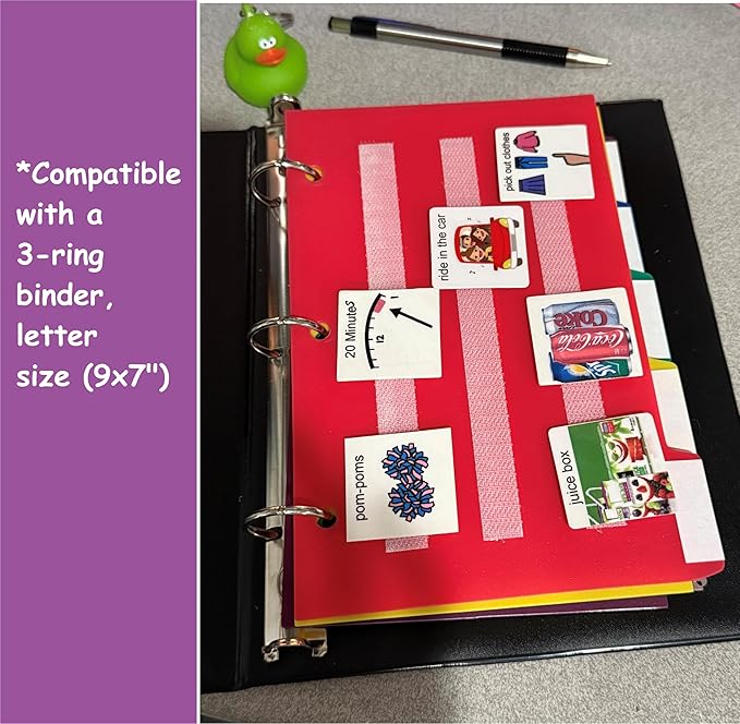 5 Small Color Dividers/Tabs Set Perfect to Keep Your Loose Photo/Picture Symbol - Image 6
