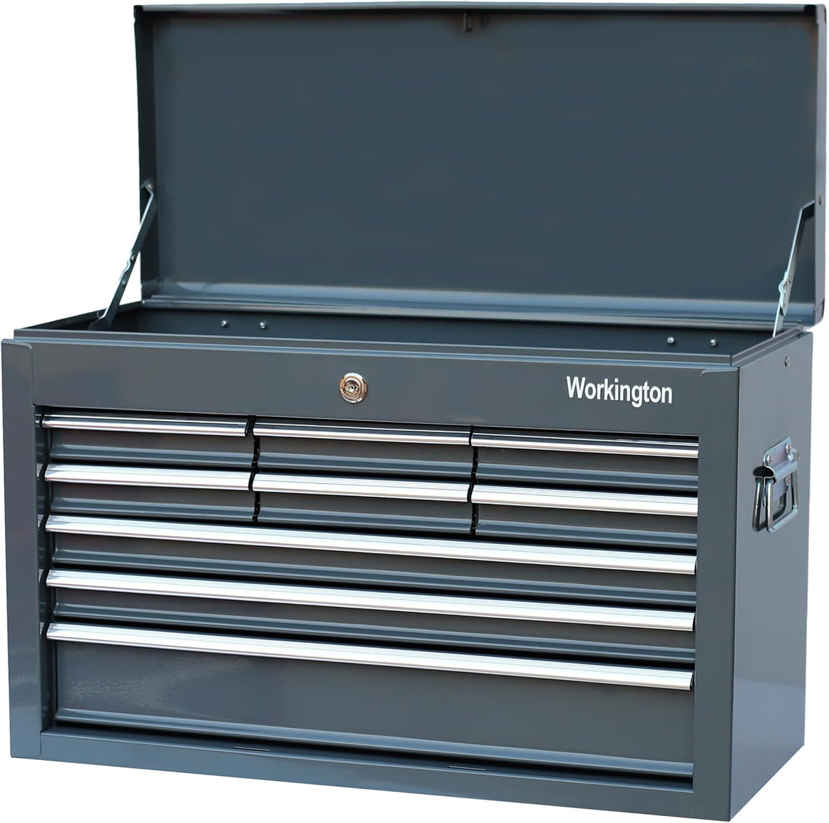 workington portable metal tool chest with 9 drawers, main product view