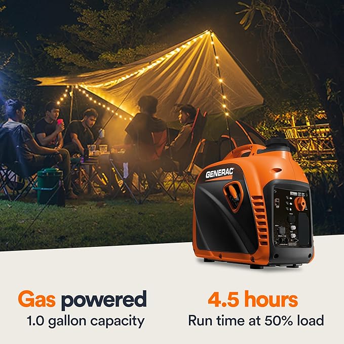 Generac 2, 500-Watt Gas Powered Portable Inverter Generator - Image 4