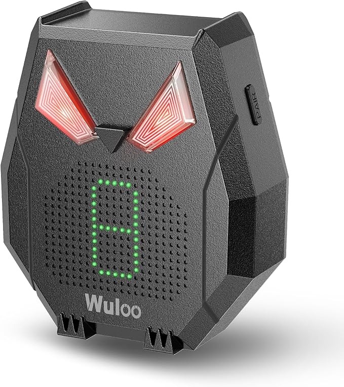 Solar Driveway Alarm Wireless Outside Weatherproof 1/2 Mile Long Range by Wuloo