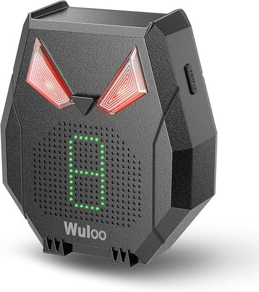 Solar Driveway Alarm Wireless Outside Weatherproof 1/2 Mile Long Range by Wuloo