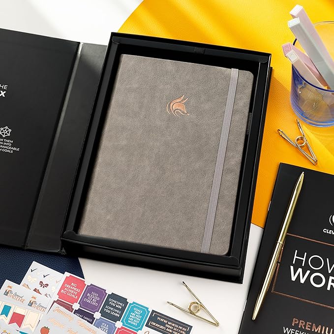 Clever Fox Planner Premium Edition – Undated Luxurious Weekly & Monthly Planner - Image 7